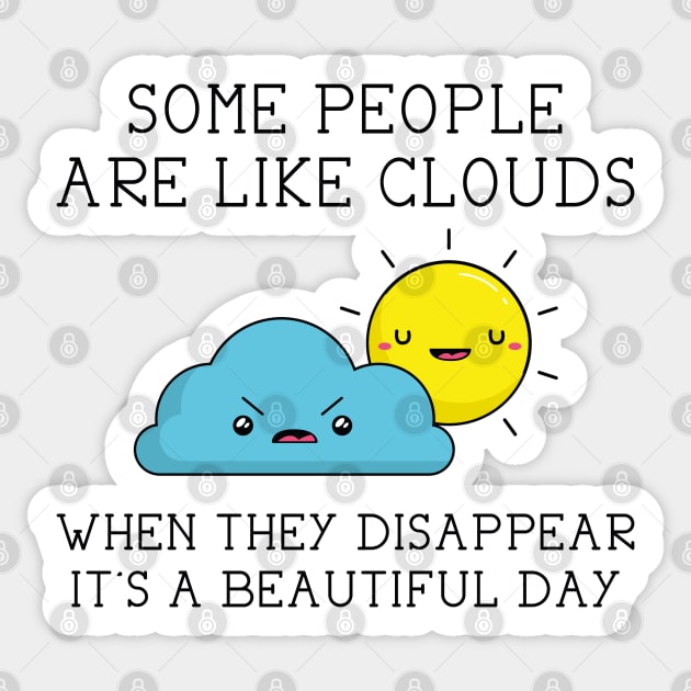 People Clouds Sticker by LuckyFoxDesigns